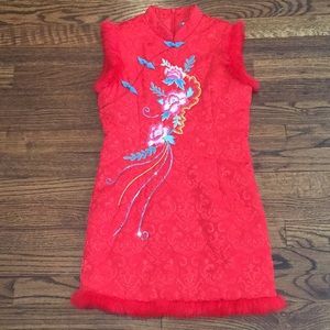 Chinese cheongsam for girls